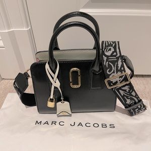 Authentic Marc Jacobs tote with guitar shoulder strap